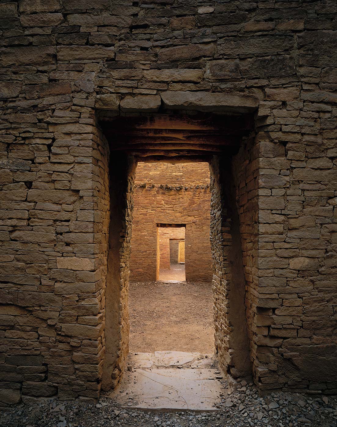421 Illuminated Doorways, Chaco Culture National Park, New Mexico