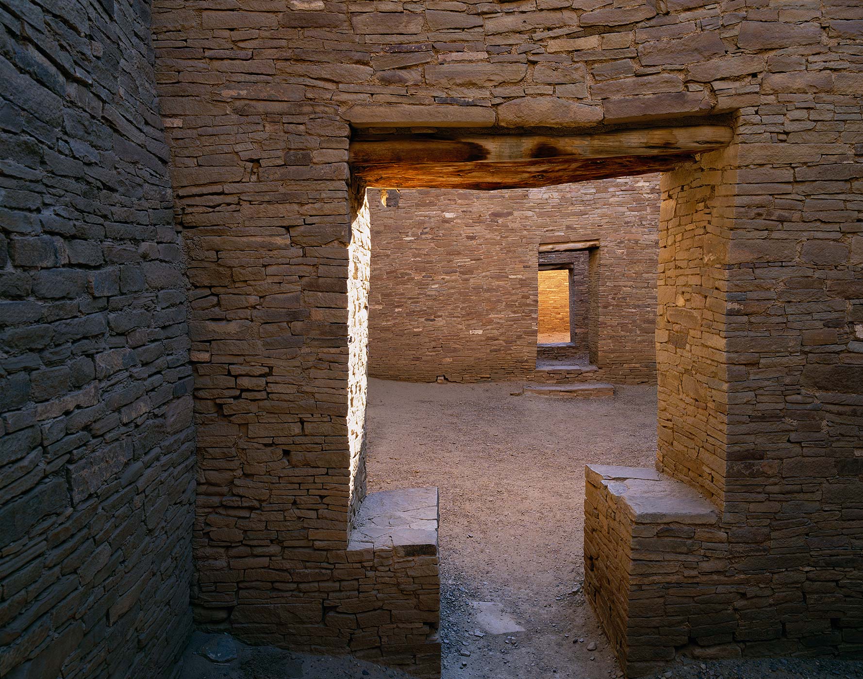 507 Pueblo Bonito Doorways, Chaco Culture National Park, New Mexico